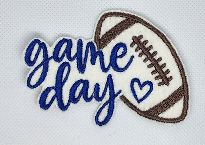 Embroidered Rough Edge Game Day Patch