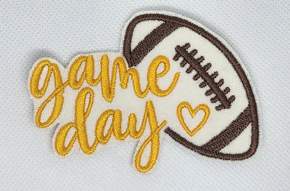 Embroidered Rough Edge Game Day Patch