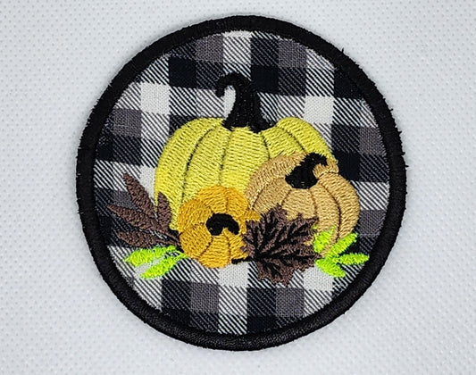 Embroidered Pumpkin Patch