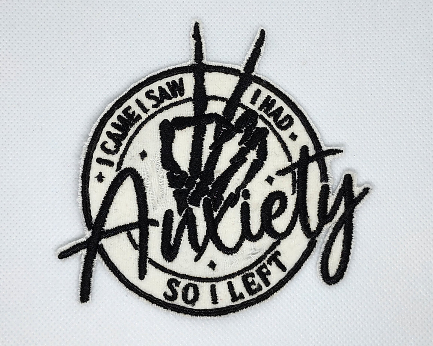 Embroidered Rough Edge Anxiety Patch