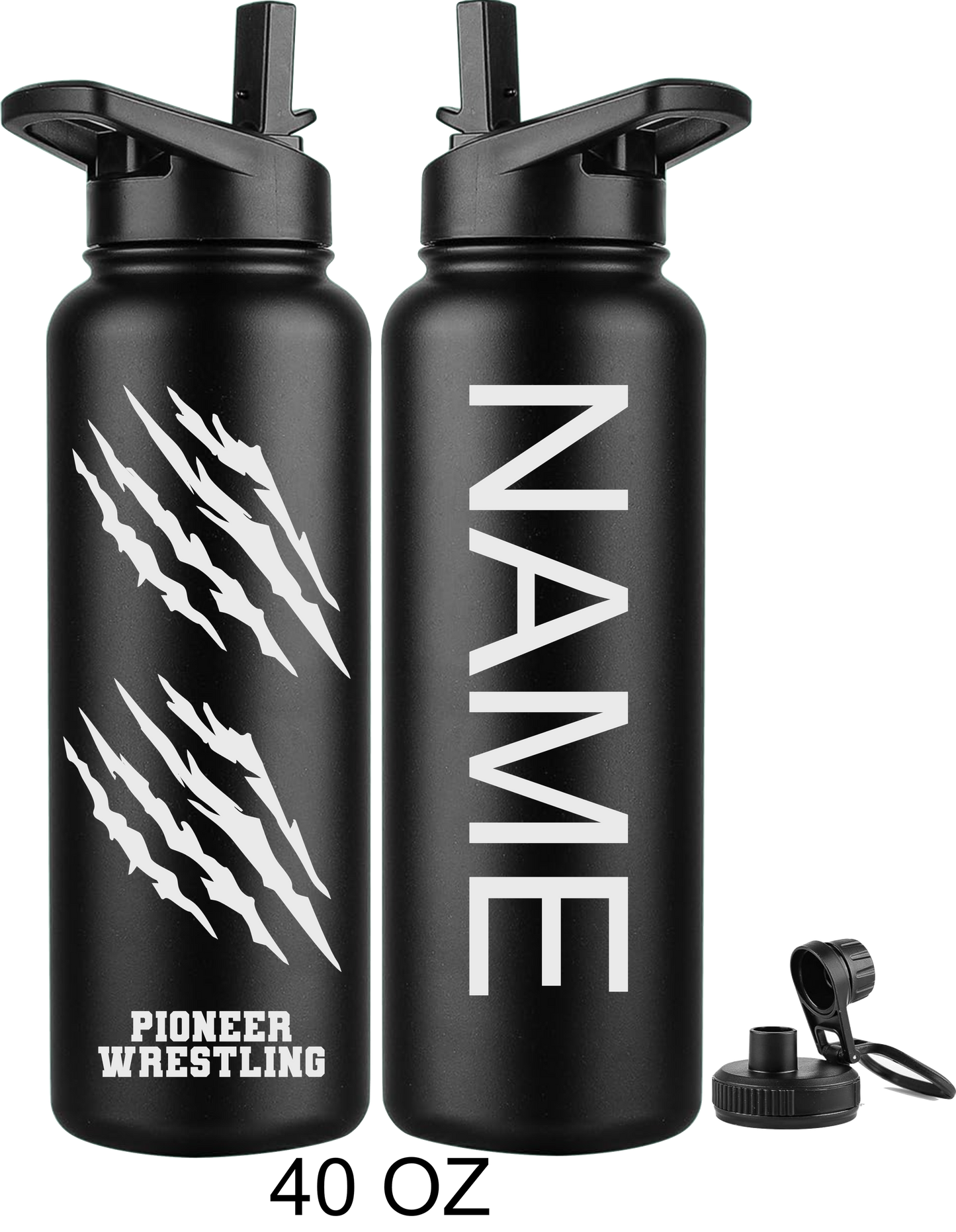 Pioneer Wrestling Water Bottle