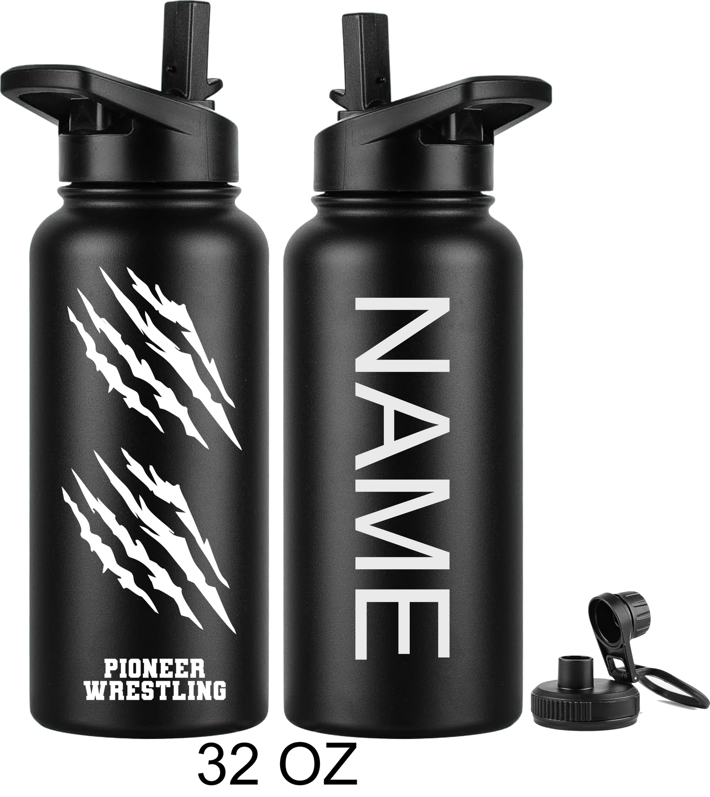 Pioneer Wrestling Water Bottle