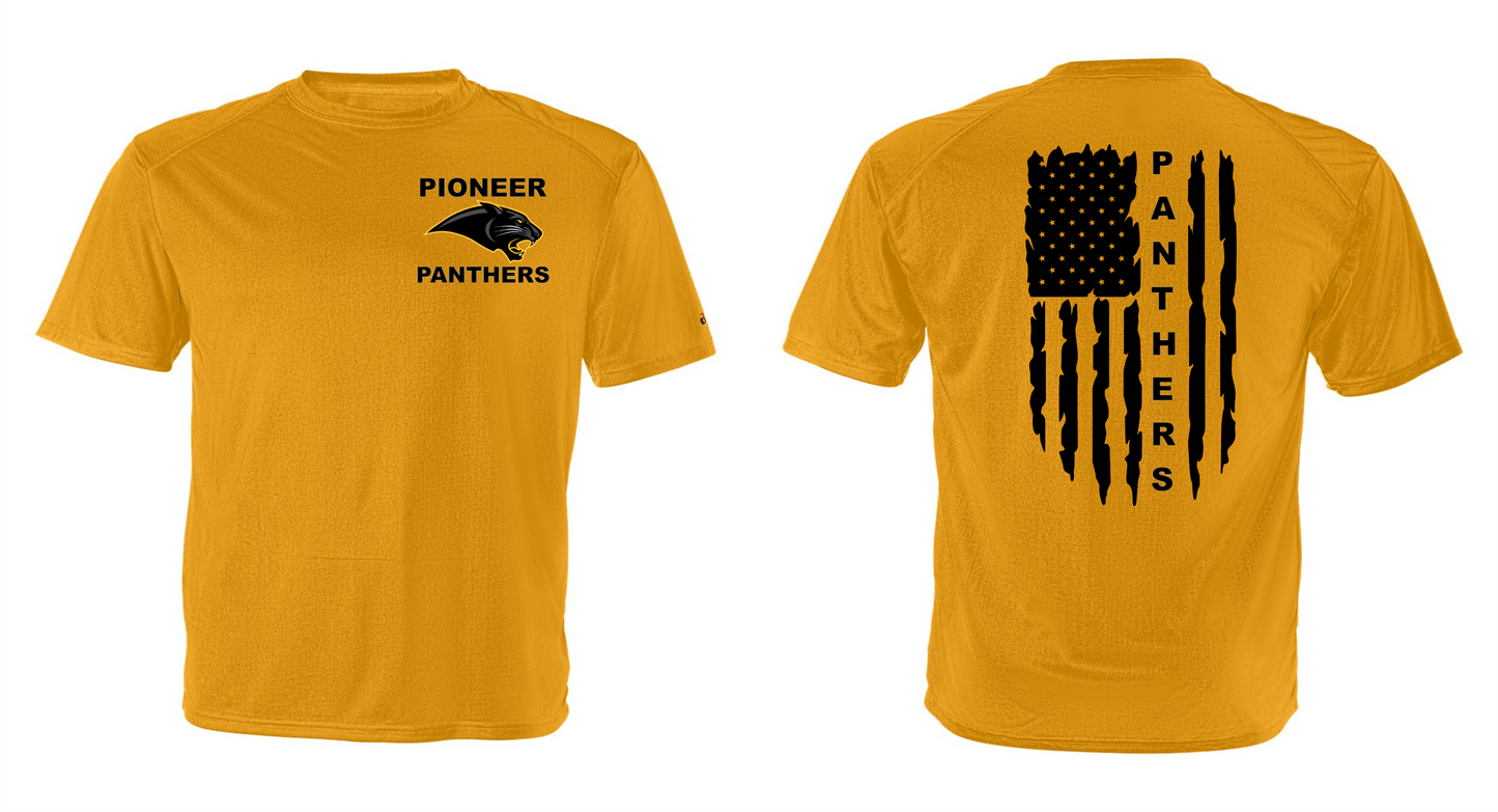 PIONEER PANTHERS FLAG GOLD GEAR